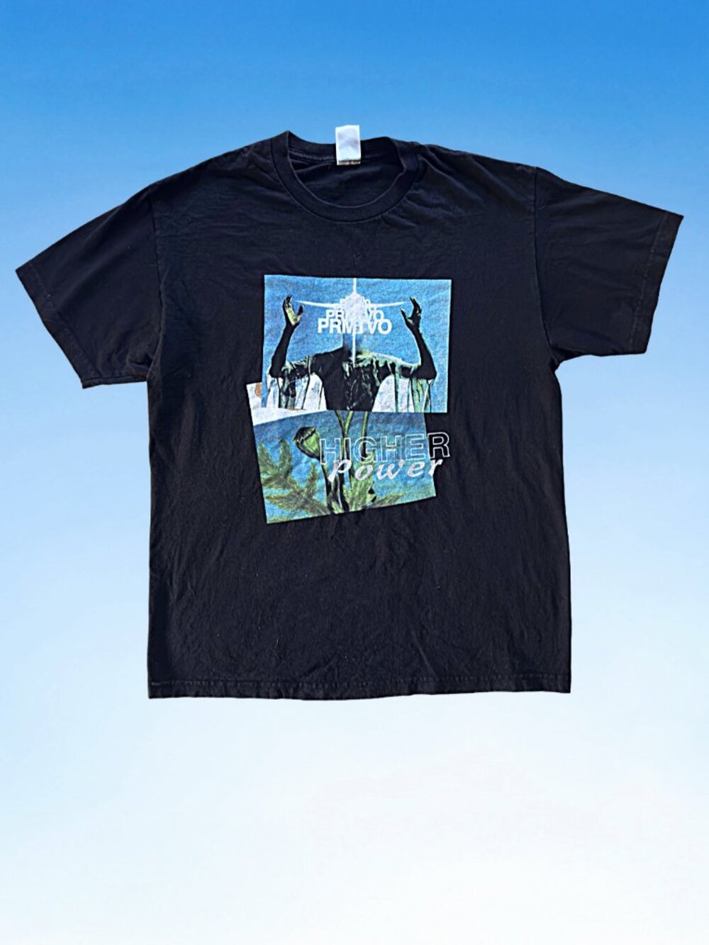 Prmtvo Higher Power Graphic T-Shirt, Sz L